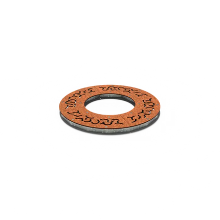 Grille d'arbre ronde en acier Corten 980 x 10 mm