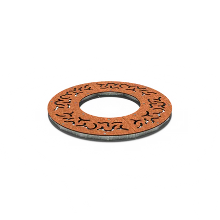 Grille d'arbre ronde en acier Corten 1200 x 10 mm