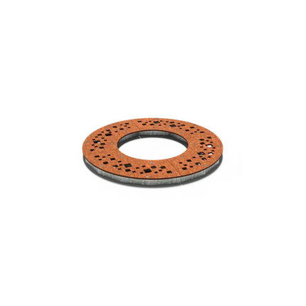 Grille d'arbre ronde en acier Corten 980 x 10 mm