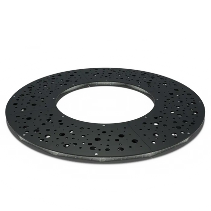 Okrągła kratka pod drzewo ze stali powlekanej 1950 x 10 mm