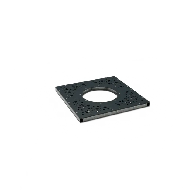 Firkantet stålrist til træer 980 x 980 x 10 mm