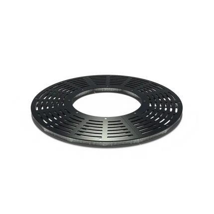 Okrągła kratka do podbierania drzew ze stali powlekanej 1490 x 10 mm