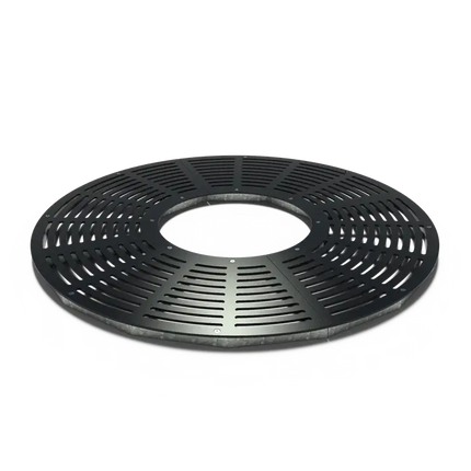 Okrągła kratka do podbierania drzew ze stali powlekanej 1800 x 10 mm
