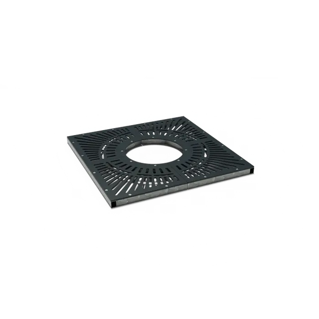 Grille carrée en acier revêtu 1200 x 1200 x 10 mm