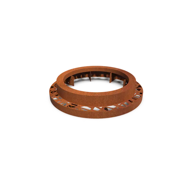 Cortenstaal Boomspiegel Rond 980 x 250 mm