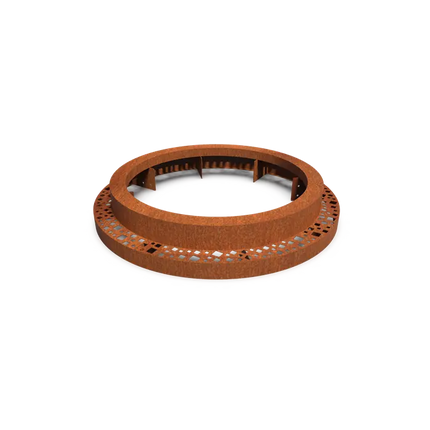Cortenstaal Boomspiegel Rond 1200 x 250 mm