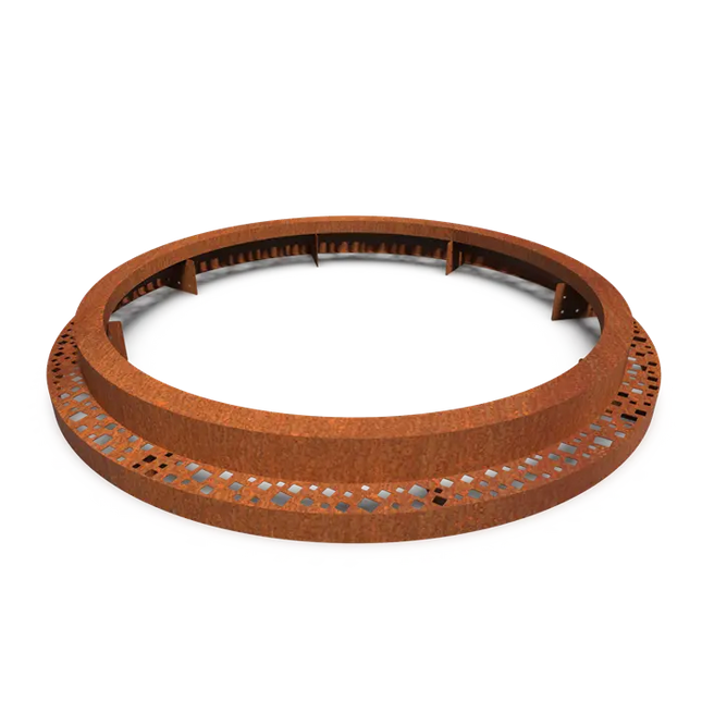 Cortenstaal Boomspiegel Rond 1950 x 250 mm