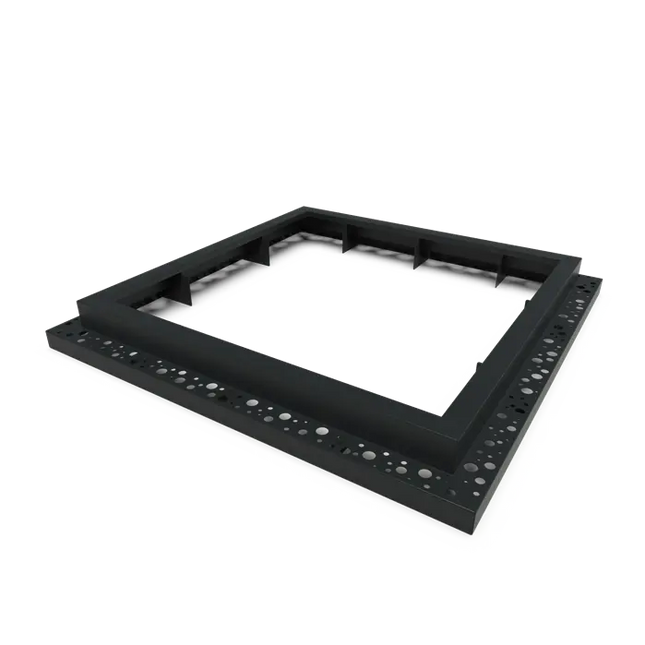 Træspejl Aluminium Firkantet 1800 mm