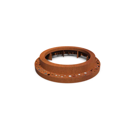Corten stål træring rund 980 x 250 mm