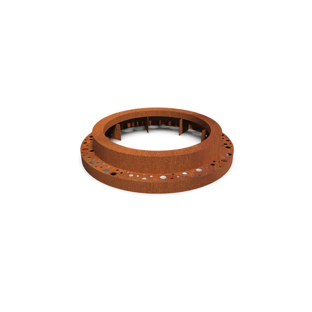 Cortenstaal Boomspiegel Rond 980 x 250 mm