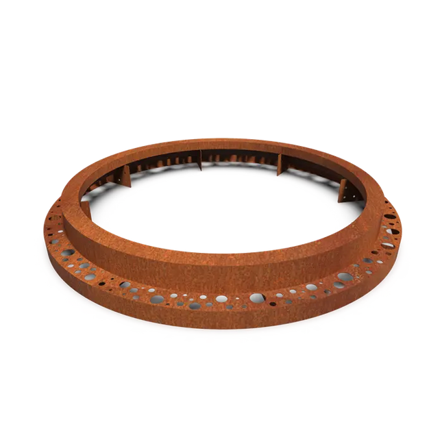 Cortenstaal Boomspiegel Rond 1800 x 250 mm