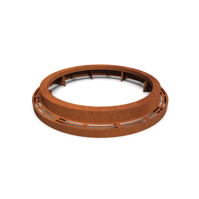 Cortenstaal Boomspiegel Rond 1490 x 250 mm