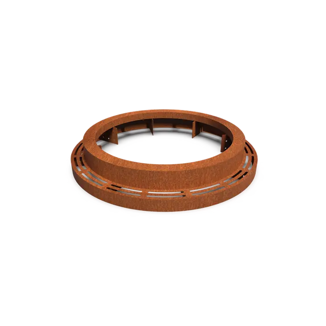 Cortenstaal Boomspiegel Rond 1200 x 250 mm