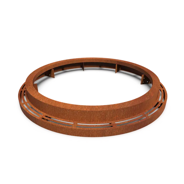 Cortenstaal Boomspiegel Rond 1800 x 250 mm