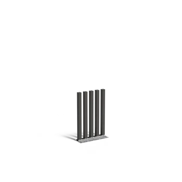 Stalen Tuinpalen 1000 x 100 x 1500 mm - Palenwand