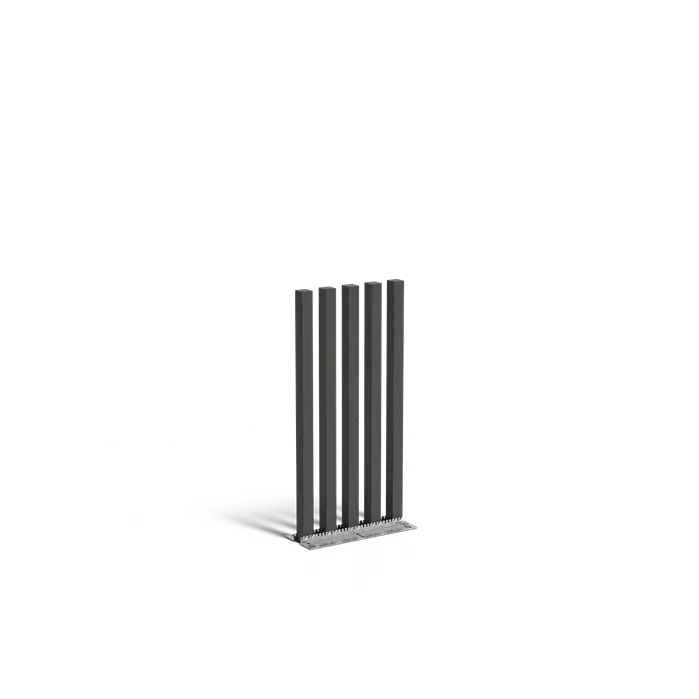 Stalen Tuinpalen 1000 x 100 x 2000 mm - Palenwand