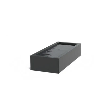 Teichwanne aus Aluminium, 200 x 80 x 40 cm - Teich