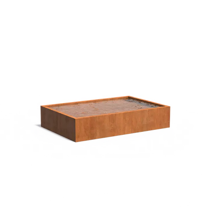 Bassin en acier Corten 300 x 200 x 60 cm