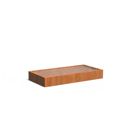 Corten Steel Pond 300 x 150 x 40 cm Pond Basin