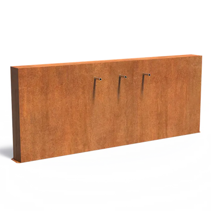 Corten Steel Waterfall 300 x 25 x 120 cm - Pond Wall