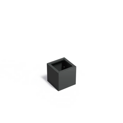 Jardinera de acero de 40 x 40 x 40 cm - Revestido
