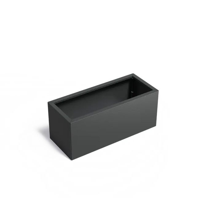 Jardinera de acero de 120 x 50 x 50 cm - Revestido