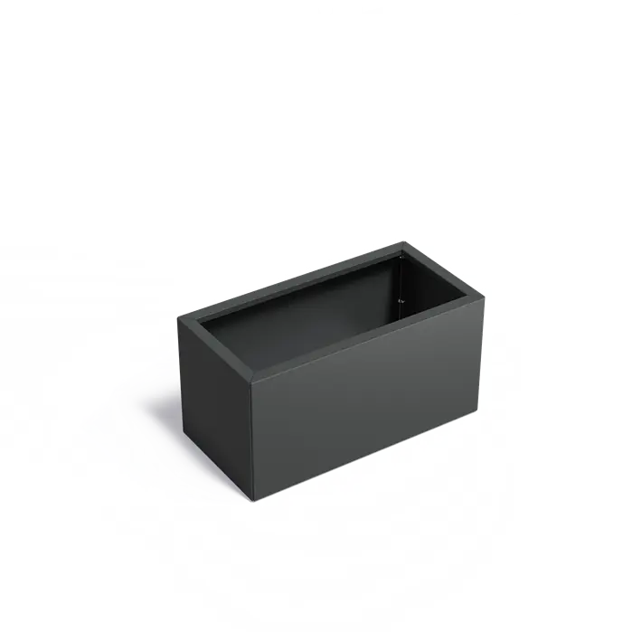 Stalen Plantenbak 100 x 50 x 50 cm - Gecoat