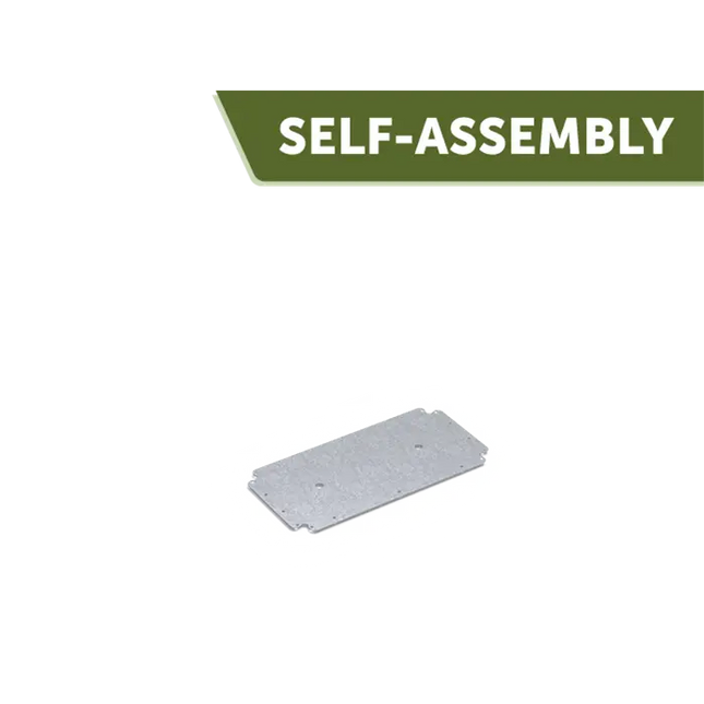 Base de acero para Jardinera de 800 x 400 x 2 mm - Placa base