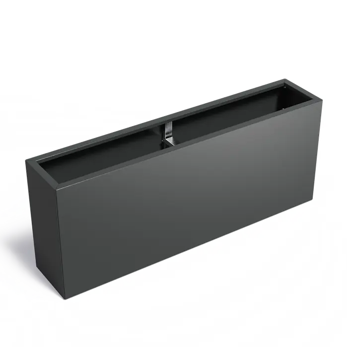 Stalen Plantenbak 200 x 40 x 80 cm - Gecoat