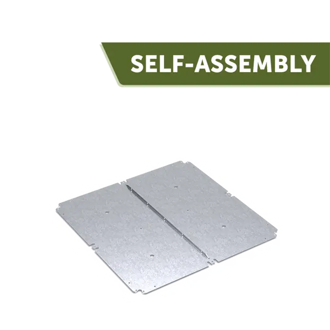 Stahl-Pflanzgefäßboden 1200 x 1200 x 2 mm - Grundplatte