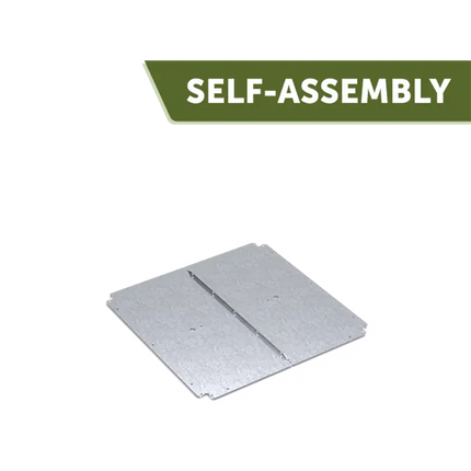 Steel Planter Bottom 1000 x 1000 x 2 mm - Base Plate