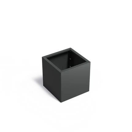 Jardinera de acero de 60 x 60 x 60 cm - Revestido