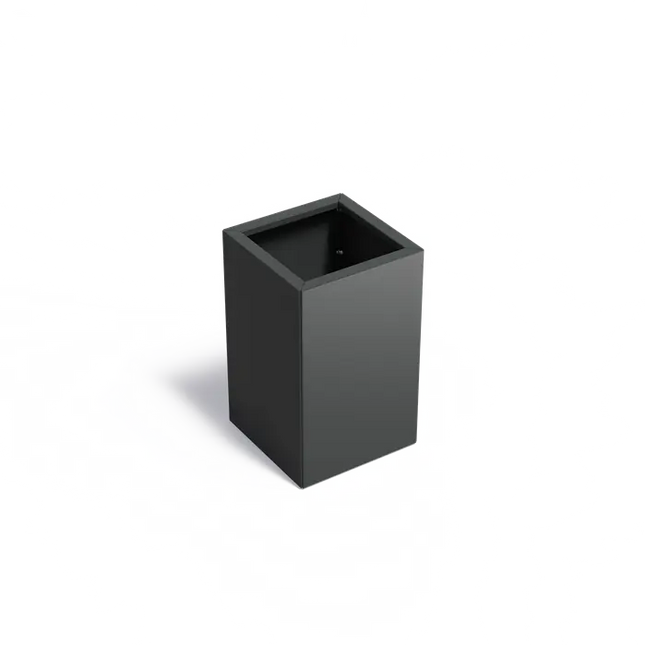 Jardinera de acero de 50 x 50 x 80 cm - Revestido