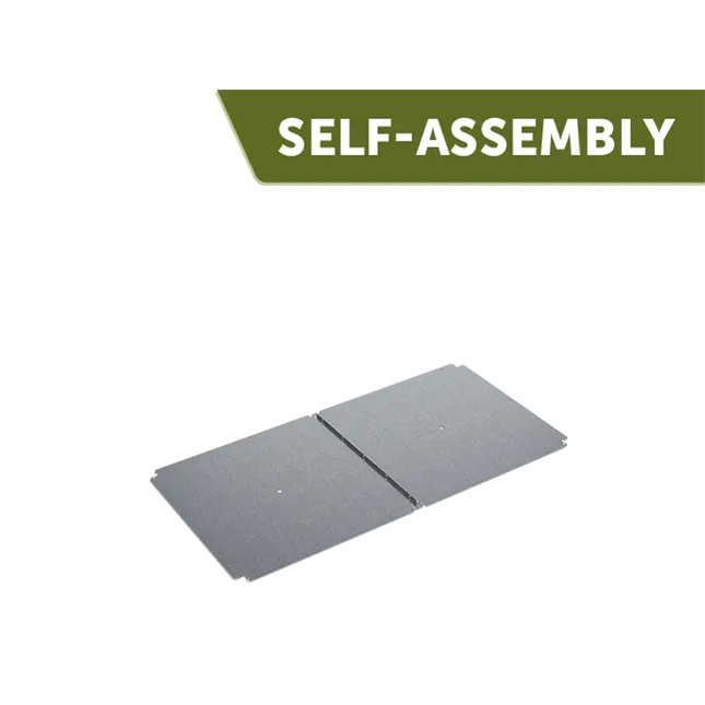 Stahl-Pflanzgefäßboden 2000 x 1000 x 2 mm - Grundplatte
