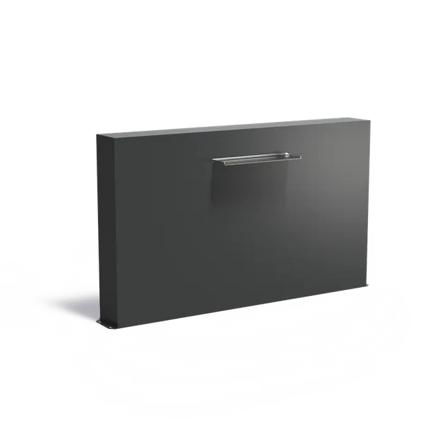 Cascata in alluminio 200 x 25 x 120 cm - Parete per laghetto
