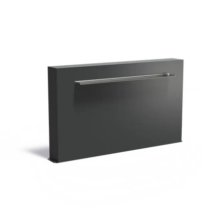 Cascata in alluminio 200 x 25 x 120 cm - Parete per laghetto