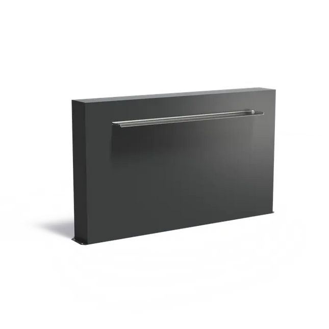 Cascata in alluminio 200 x 25 x 120 cm - Parete per laghetto