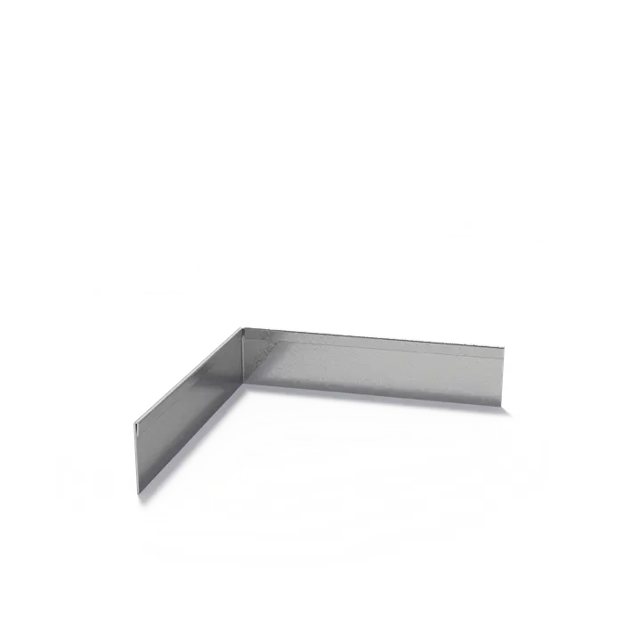 Steel Edge Bevel Corner with Flattened Top Edge 300 x 2 x 70 mm - Outer Bend