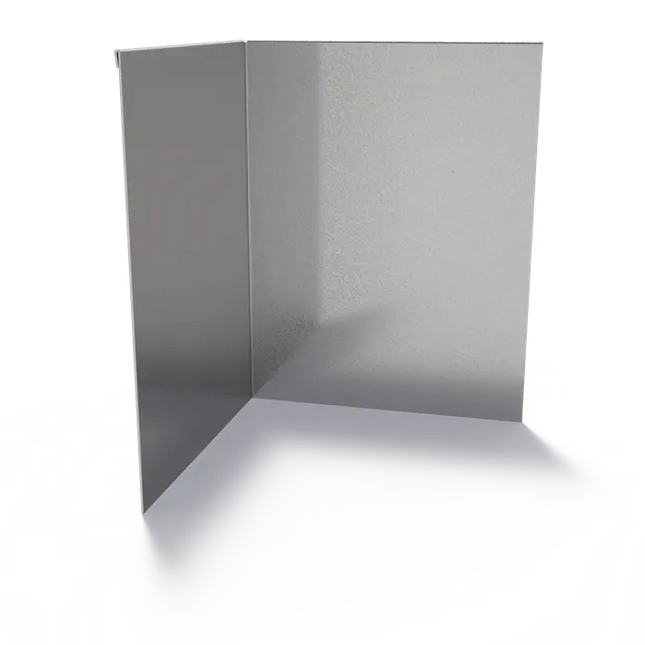 Angolo smussato in acciaio con bordo superiore appiattito 300 x 3 x 390 mm - Curva interna