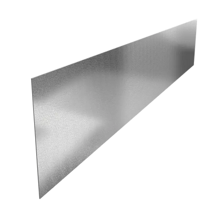 Stalen Borderrand - 2300x2x390 mm - Rechte Bovenrand