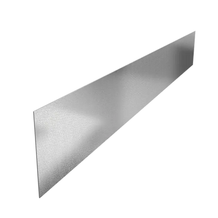 Stalen Borderrand - 2300x2x290 mm - Rechte Bovenrand