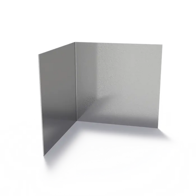 Angolo di bordo in acciaio con bordo superiore dritto 300 x 3 x 290 mm - Curvatura esterna