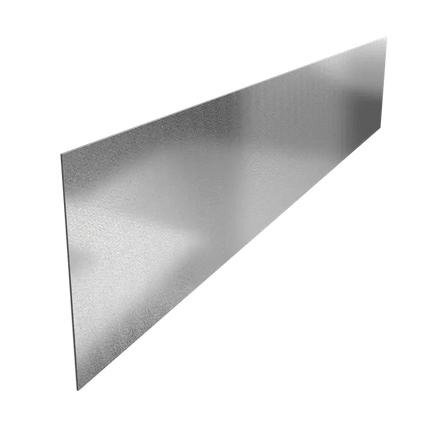 Stalen Borderrand - 2300x3x390 mm - Rechte Bovenrand