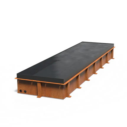 Cortenstaal Spiegelvijver 400 x 100 x 41.4 cm - Vijver