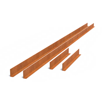 Cortenstaal Spiegelvijver L-Profiel 5008 x 45 x 110 mm