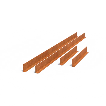 Cortenstaal Spiegelvijver L-Profiel 3990 x 45 x 110 mm