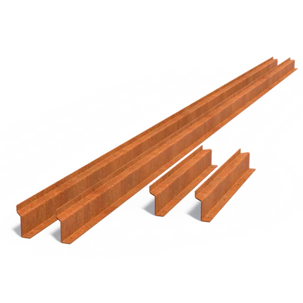 Cortenstaal Spiegelvijver Z-Profiel 5990 x 90 x 135 mm