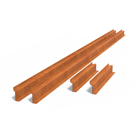 Cortenstaal Spiegelvijver Z-Profiel 5008 x 90 x 135 mm