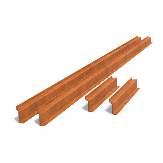 Cortenstaal Spiegelvijver Z-Profiel 5008 x 90 x 135 mm