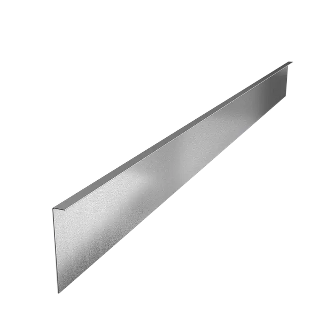 Stahlrandleiste – 2300 x 3 x 200 mm – Umgefaltete Oberkante – 5x